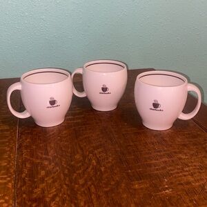 Set of 3 2024 Starbucks classic coffee mugs. In excellent condition.